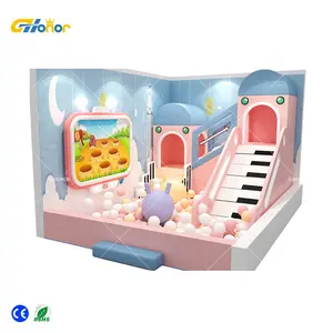 Parco giochi per bambini indoor soft play party equipment toddler indoor pink soft play equipment