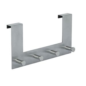 Gancio per porta Spirella modello 'Punt' in acciaio inox colore cromo opaco, 13,5 cm - Product Image 1