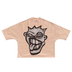 Custom Acid Wash Heavyweight Distressed 100% algodón 250 Gsm Cropped Boxy Fit camiseta de gran tamaño Boxy Drop Shoulder camiseta - Product Image 6