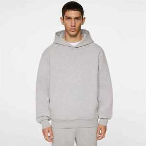 Sudadera con capucha de golf para hombre con logotipo personalizado, ajuste deportivo, tejido polar suave, con bolsillo canguro para ropa deportiva de invierno al aire libre - Product Image 6