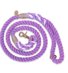 Stone Grey Organic Cotton Rope Dog <b>Leash</b> <b>Pet</b> Supplies Accessory Customized Colored Cotton Rope Handmade Dog <b>Leash</b> <b>Pet</b> <b>Leash</b> Set - Product Image 1