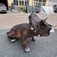 Animatronischer Elektrischer Simulierter Roboter-Baby-Dinosaurier-Hund für Freizeitparks