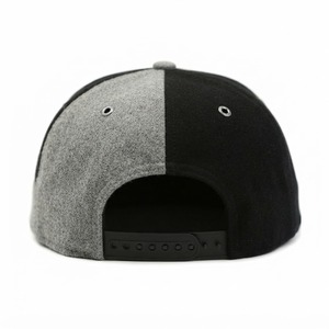 Gorra de Béisbol Trucker Unisex, 6 Paneles, Visera Plana, 100% Algodón, Tricolor Gris, Negro y Blanco, con Logotipo Personalizado del Equipo, Transpirable e Impermeable - Product Image 2