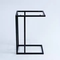 Tables d'extérieur modernes et minimalistes en fer, peintes par pulvérisation, polyvalentes pour la restauration, l'hôtellerie, les hôpitaux et les entrepôts
