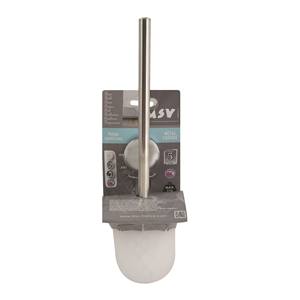 Soporte para escobilla de inodoro con mega ventosas, acabado cromado - Product Image 2