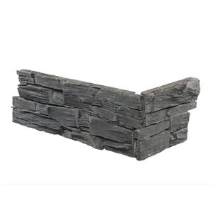 Panneaux de pierre naturelle de style moderne, revêtement mural extérieur en <span class=keywords><strong>ardoise</strong></span> noire <span class=keywords><strong>pour</strong></span> décorations extérieures, fendus - Product Image 4