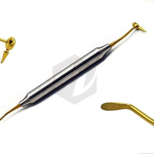 Instrumentos médicos de relleno compuesto Dental de alta calidad #6 CIG6 herramienta de restauraciones de plástico recubierto de titanio dorado para cavidad - Product Image 6