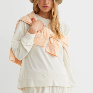 Sudaderas con capucha cortas para niñas, sudaderas de algodón de gran tamaño para mujeres, sudaderas con capucha y sudaderas para mujeres - Product Image 1