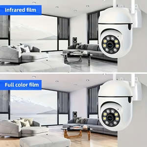 2 Conjuntos de Cámaras de Seguridad Inteligentes Inalámbricas Blancas 1296P Full HD, Conexión WiFi de 2.4GHz, Almacenamiento de Datos en la Nube de Red IP de 360 Grados - Product Image 2