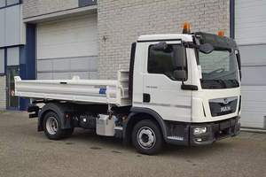 ขายด่วน TGL 8.160 4x2 MEILLER กระบะบรรทุกแบบ Tipper มาตรฐานยูโร 5 เครื่องยนต์ดีเซล เกียร์อัตโนมัติ กล้องมองหลัง 360 องศา พวงมาลัยซ้าย 31-40 ตัน - Product Image 3