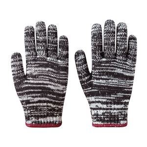 Gants de travail en coton coloré tricotés à la main, de sécurité, de travail, de couleur mélangée - Product Image 3