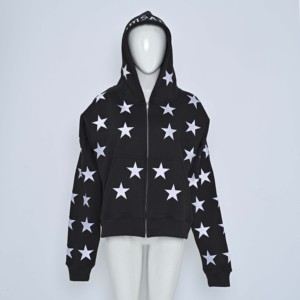 Sudadera con capucha Premium Allover bordado Logo para hombres y mujeres Streetwear estilo algodón Sudadera con capucha moda Casual Pullover - Product Image 1