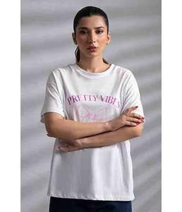 Graphic <b>Loose</b> Summer Eco-Friendly T-<b>Shirt</b> <b>for</b> <b>Women</b> - Product Image 1