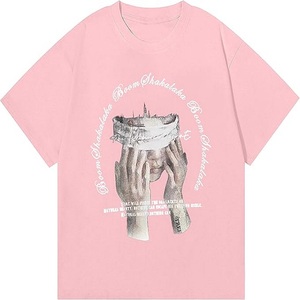 Loose Fit <b>Mens</b> Womens Oversized Graphic Tee Summer Unisex T-Shirt Custom LOGO Fully Printed Abstract - Product Image 5