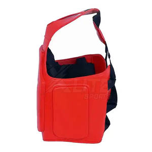 Protège-poitrine en cuir confortable pour les arts martiaux et la boxe – Protection corporelle respirante au design premium pour la salle de sport quotidienne - Product Image 6