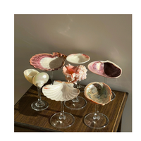 Verre à vin Eco Turbo Shell pour décor de plage Gobelets de conque faits à la main pour les événements en bord de mer et l'utilisation à l'exportation