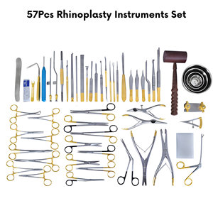 Gubisch Rétracteurs manuels en acier inoxydable 57 Pcs Instruments de rhinoplastie Équipement de chirurgie plastique chirurgicale ORL - Product Image 5