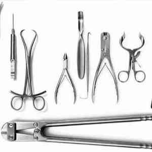 Ensemble d'instruments chirurgicaux en acier inoxydable, coupe-fil manuel et coupe-épingle orthopédique, conforme à la norme de sécurité MOL - Product Image 1