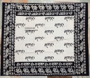 Écharpes en coton imprimées LAXMANS en gros pour l'été, usage quotidien, grande taille 85x150cm, châles traditionnels hindous et mantra Shiva - Product Image 3