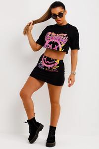 High Quality Vintage Washed Heavy Weight Cotton Cropped <b>T</b> <b>Shirts</b> for <b>Women</b> Custom Logo Branded <b>Plus</b> <b>Size</b> Options - Product Image 6