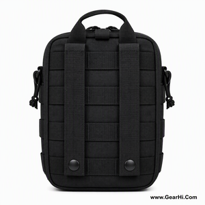 Bolsa de Primeros Auxilios Resistente y Reforzada, Organizador Técnico para Traumatismos, Bolsillo MOLLE para Cuidado de Pacientes, Impermeable 1000D - Product Image 3