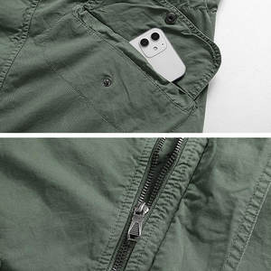 Veste matelassée longue unisexe moderne en toile, avec capuche matelassée, respirante, écologique, pour l'hiver, pour l'extérieur, avec logo sur le devant - Product Image 5