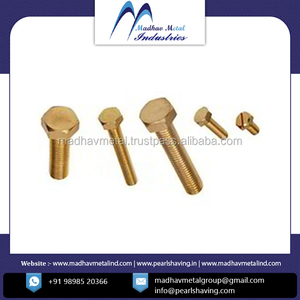 ผู้ผลิตอินเดียขายถั่วและสลักเกลียวทองเหลืองทุกขนาดในราคาโรงงาน - Product Image 4