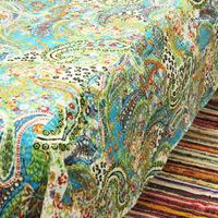 Couverture Kantha vintage cousue à la main, réversible, moderne, édredon floral, coton écologique, couvre-lit traditionnel indien
