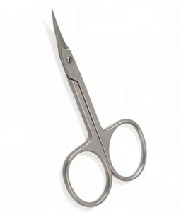 Tijeras rusas para uñas para cutículas de manicura de alta calidad, acero inoxidable curvo Extra afilado con mango de cerámica, tipo de belleza - Product Image 3