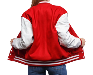 Men's Durable <b>Canvas</b> Varsity <b>Jacket</b> Everyday Casual Streetwear with Embroidered for Bulls Vintage Style for Autumn - Product Image 2