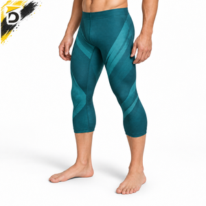 Leggings Capri pour Hommes de Haute Qualité, Compression Respirante, Matière Douce et Extensible, Ajustement Sûr, Confort et Mobilité pour l'Entraînement Quotidien - Product Image 5
