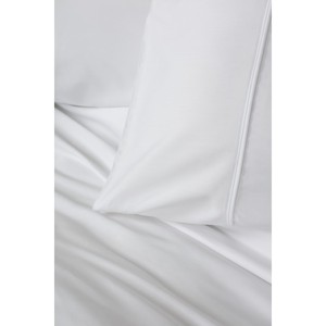 Juego de Funda Nórdica de Satén Sedoso de Algodón, Tamaño King, 4 Piezas, Ropa de Cama de Satén Blanca para el Hogar, Bodas y Sueño, Tejido con Características Refrescantes y Cálidas - Product Image 2