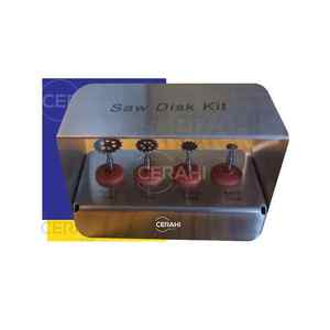 Kit de fresas y taladros de trépano Dental de acero inoxidable alemán, trépanos largos para cirugía de implantes, implante Dental eléctrico - Product Image 1