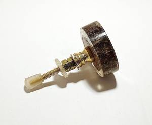 Wooden Knobs Combine With Stone-Bone-Brass- Resin Round Shape Varieties Cabinet Knobs, <b>Natural</b> Drawer Hardware sale - Product Image 1