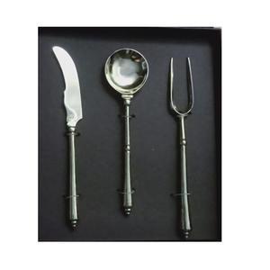 Nouveau acier inoxydable Vintage Western Steak couteau fourchette et cuillère Restaurant vaisselle mariage couverts ensembles - Product Image 6