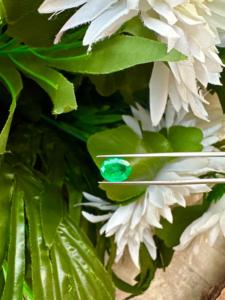 Piedra de corte ovalado de esmeralda de Zambia Natural muy increíble de 9x7 MM con piedras preciosas sueltas de buena calidad de brillo para hacer joyas de 1,79 quilates - Product Image 6