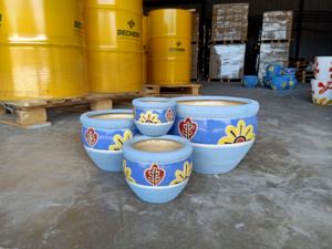 [Leo Nguyen Le] - Macetas Decorativas para el Hogar al por Mayor, Macetas Pequeñas para Flores, Macetas de Cerámica Esmaltada para Interiores, Macetas para Plantas de Jardín - Product Image 3