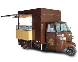 Triciclo Eléctrico para Comida, Carrito Móvil de Catering, Furgoneta de Comida Callejera de Tres Ruedas para Café, Pizza, Tacos, Helados, Snacks y Hot Dogs - Product Image 4