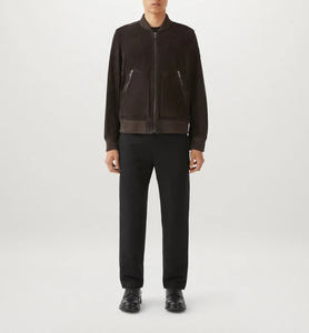 Chaqueta de moda de cuero genuino para hombre de piel de vaca de alta calidad personalizada OEM Full-Grain Napa backed Suede venta al por mayor Pakistán disponible - Product Image 2