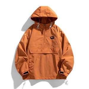 Design Your Own Custom Made <b>Men's</b> Winter Windbreaker <b>Jacket</b>-Waterproof Breathable Windproof Hooded Front Logo High Street Style - Product Image 1