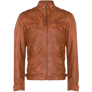 2025 <b>Top</b> Selling Men's Genuine Cowhide <b>Leather</b> Jacket <b>High</b> Quality Customizable XL Canvas Windproof Waterproof Winter Pocket - Product Image 1