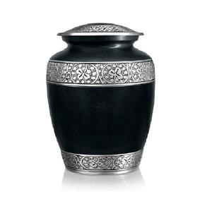 Urne funéraire personnalisée en laiton en forme de cœur argenté, urne à cendres en bronze massif avec empreinte de patte dorée pour adultes, style américain, prix - Product Image 3