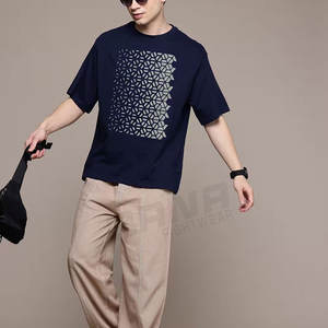 Camiseta holgada informal de gran tamaño de algodón 100 de peso pesado de alta calidad, camisetas personalizadas para hombres hechas por Pakistán - Product Image 1