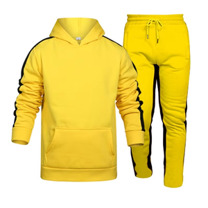 Chándal con capucha de 2 piezas de alta calidad para hombre, conjunto de ropa de gimnasio activa deportiva para hombre, conjunto de trajes para correr para hombre - Product Image 3