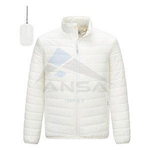 Chaqueta acolchada directa de fábrica para hombre, abrigo empacable aislado para Otoño Invierno Primavera, puños elásticos con dobladillo, múltiples bolsillos - Product Image 1