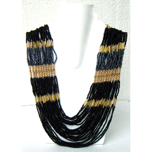 Collar Hecho a Mano con Cuentas de Vidrio en Forma de Corazón, Estilo Étnico, Joyería Personalizada para Mujer, Elegante para Fiestas, Alta Calidad, Venta al por Mayor de Fábrica - Product Image 3