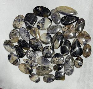 พลอยทิฟฟานีธรรมชาติอัญมณีอัญมณีอัญมณีทรงหลังเบี้ยสำหรับการทำเครื่องประดับทำมือของขวัญสำหรับเธอทิฟฟานี่หินหลวม Cabochon - Product Image 2