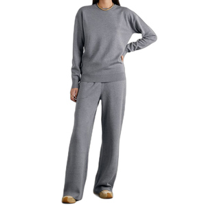 Conjuntos de Chándal de Dos Piezas para Mujer, Hechos a Medida, Clásicos, Elegantes, por Encima de la Rodilla, Transpirables, Ajustados, de Color Sólido - Product Image 1