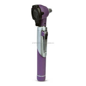 Otoscope électrique mini portable réutilisable en fibre optique en acier inoxydable, outil d'examen diagnostique pour médecins et infirmières, CE ISO - Product Image 1