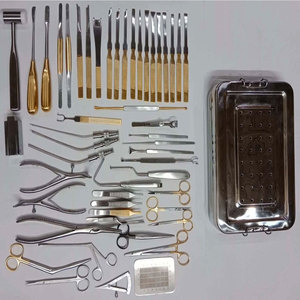 ชุดเครื่องมือผ่าตัดเสริมจมูกและศัลยกรรมพลาสติก 50 ชิ้น พร้อมกล่อง - Product Image 1